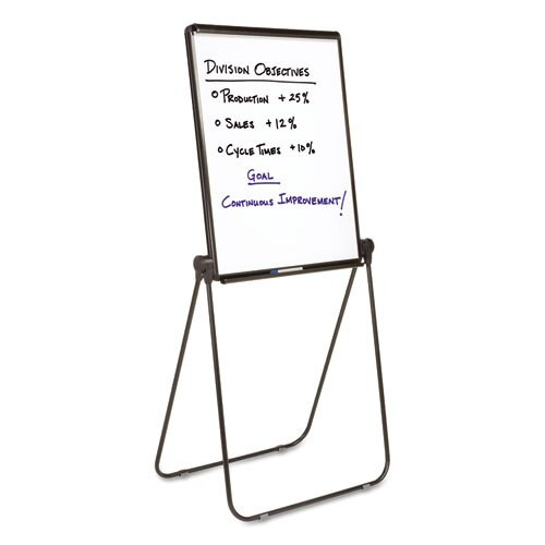 Ultima Presentation Easel, 27 X 34, White Surface, Black Frame Ultima Presentation Easel, 27 X 34, White Surface, Black Frame