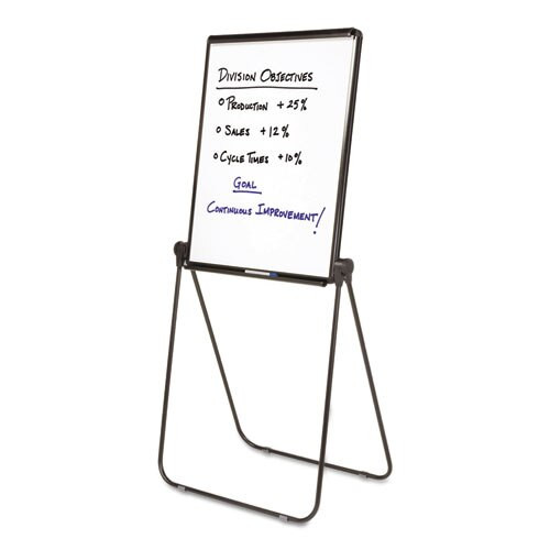 Ultima Presentation Easel, 27 X 34, White Surface, Black Frame Ultima Presentation Easel, 27 X 34, White Surface, Black Frame