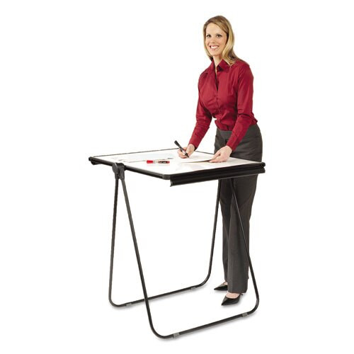 Ultima Presentation Easel, 27 X 34, White Surface, Black Frame Ultima Presentation Easel, 27 X 34, White Surface, Black Frame