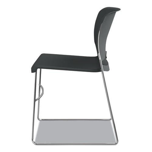 Olson Stacker High Density Chair, Lava Seat/lava Back, Chrome Base, 4/carton Olson Stacker High Density Chair, Lava Seat/lava Back, Chrome Base, 4/carton