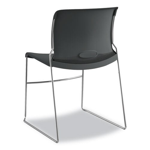 Olson Stacker High Density Chair, Lava Seat/lava Back, Chrome Base, 4/carton Olson Stacker High Density Chair, Lava Seat/lava Back, Chrome Base, 4/carton