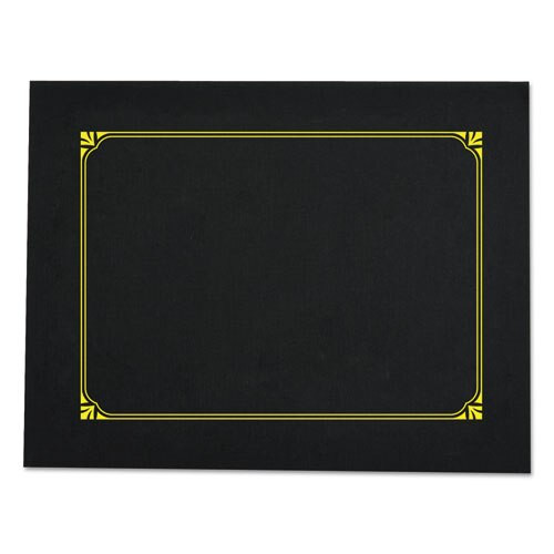 Certificate/document Cover, 8 1/2 X 11 / 8 X 10 / A4, Black, 6/pk Certificate/document Cover, 8 1/2 X 11 / 8 X 10 / A4, Black, 6/pk