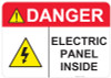 Danger Electric Panel Inside #53-346 thru 70-346