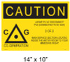 Solar Warning Placard - 14" x 10" - Item #14-402