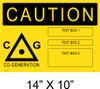 Solar Warning Placard - 14" x 10" - Item #14-402