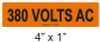 380 VOLTS AC - PV Labels #30-332