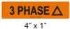 3 PHASE Delta - PV Labels #30-532