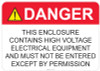 Danger High Voltage - #53-310 thru 70-310