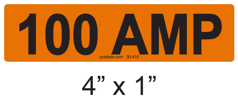 Voltage Identification Labels & Electrical Voltage Labels | PVLabels
