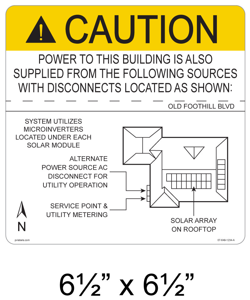METAL SIGNS - METAL MAPS - PV Labels