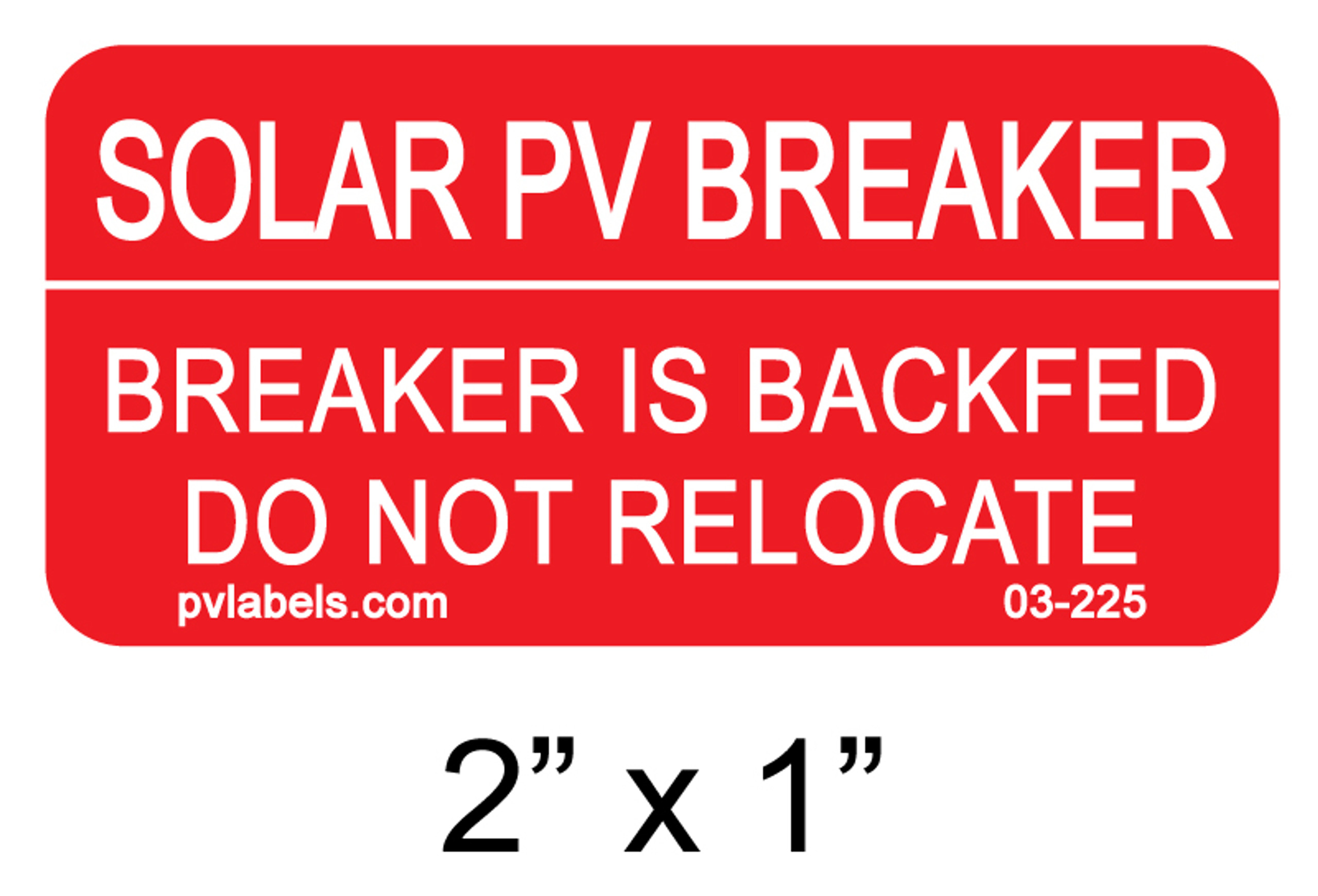 03 201 SOLAR LABEL BATTERY BACKED UP PV LABELS 03-201-solar-label-battery-backed-up-pv-labels