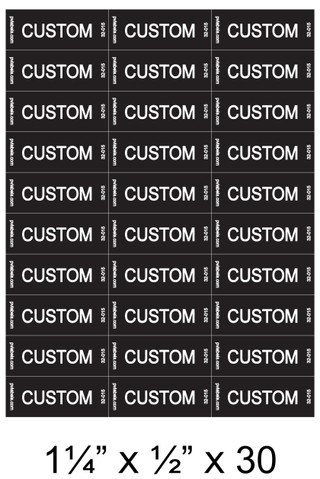 33-006 | GROUND IDENTIFICATION LABEL SHEET | PV LABELS