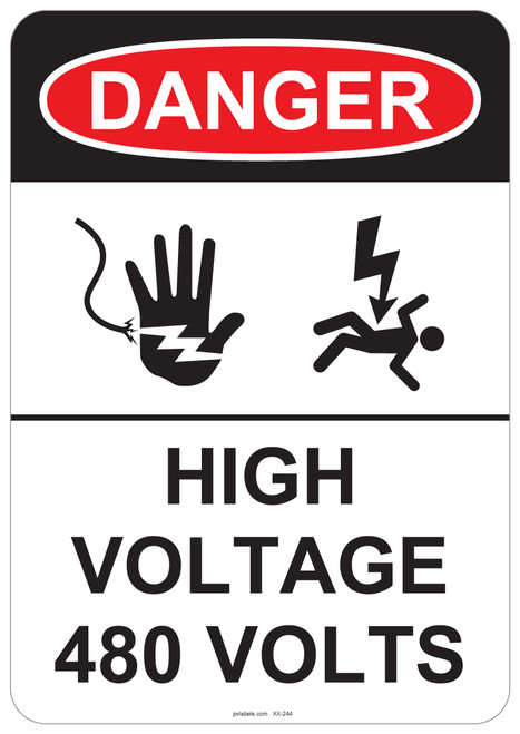 Danger High Voltage, #53-244 thru 70-244