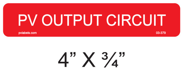 03-313 | SOLAR LABEL - SOLAR PV DC CIRCUIT NEC 2020 690.31(2) | PV