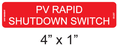 SWITCH ダウンタウン　ポスター PV RAPID SHUTDOWN SWITCH (03-237) LABEL