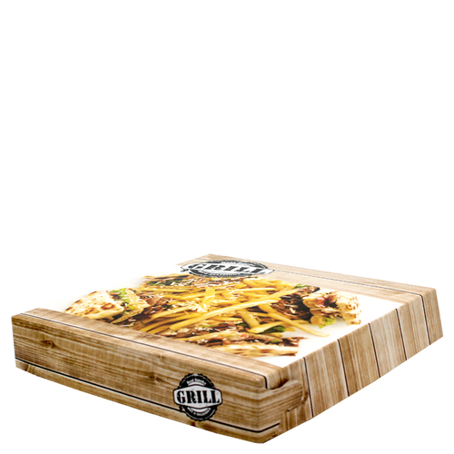 Grill House Design Sandwich & Chips Box T26