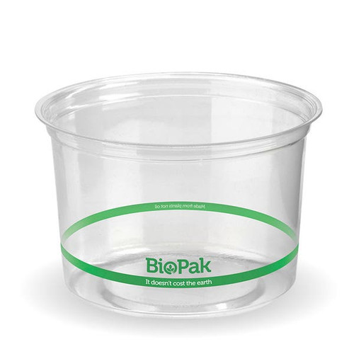 500ml Clear PLA BioBowls