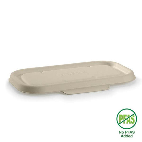 750 & 1,000ml Natural Plant Fibre Takeaway Lids