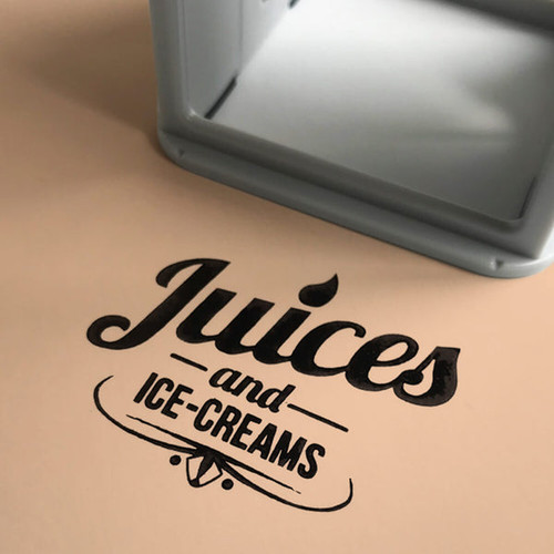 Cup Sleeve Self Inking Stamp (40x40mm)