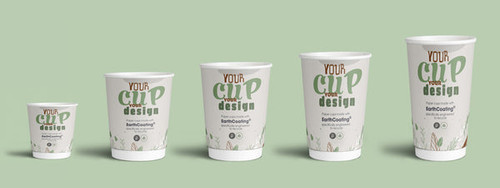 4oz reCUP Single Wall Recyclable Cups with EarthCoating®