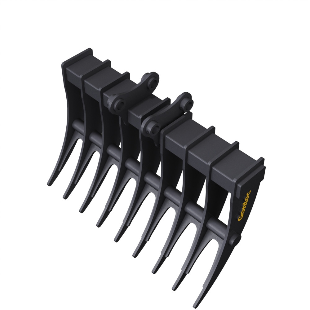 40in Rake for 2.3-3.9 Ton Excavator | Gentec