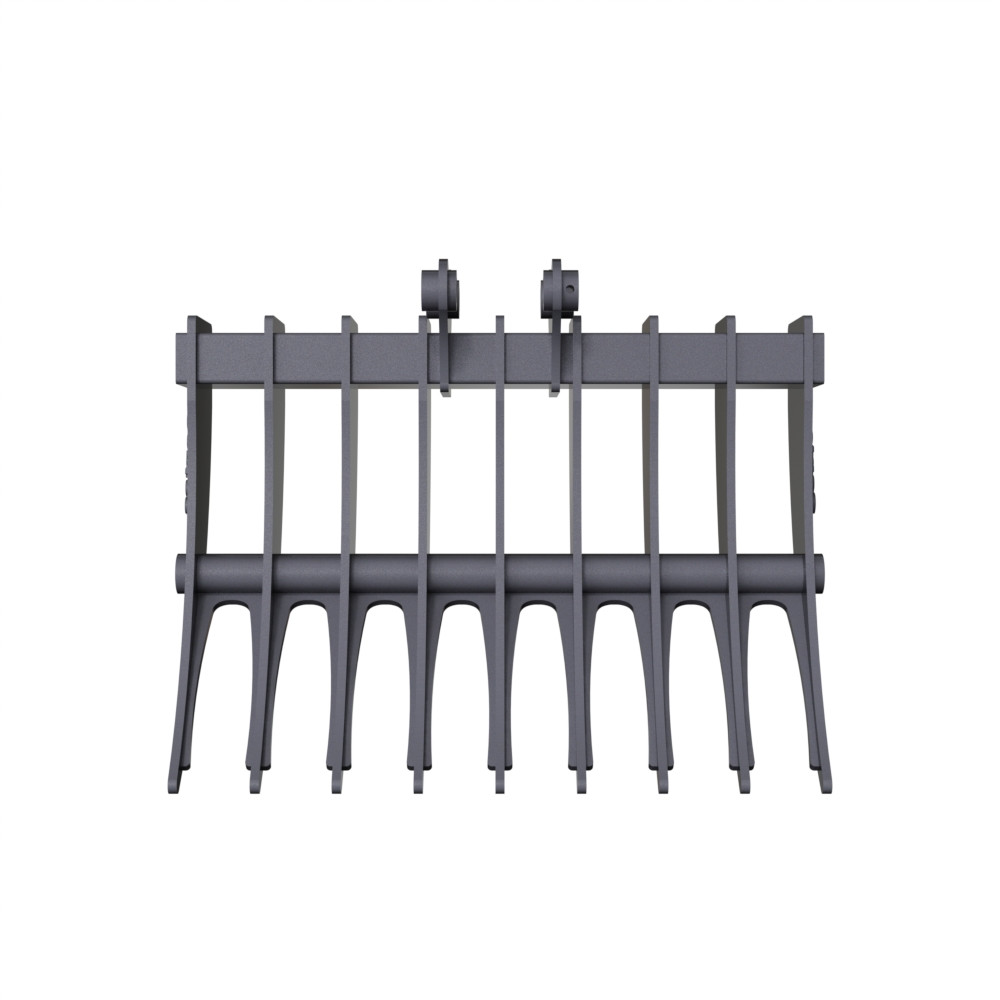 36inch Rake for 2.3-3.9 Ton Excavator - Gentec Equipment