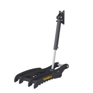 Hydraulic Pin-On Thumb for 40,000lbs to 54,000lbs Excavator - 4 Tines