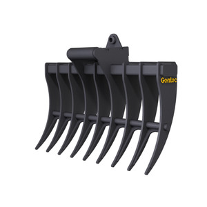 60inch Rake for 6.0-9.9 Ton Excavator with 1.75" T-Pin