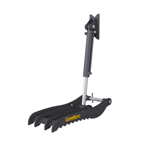 Hydraulic Pin-On Thumb for 22,500lbs to 39,000lbs Excavator - 4 Tines