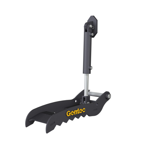 Hydraulic Pin-On Thumb for 4,000lbs to 9,900lbs Excavator - 2 Tines