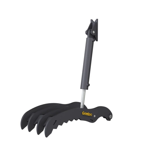Hydraulic Pin-On Thumb for HYUNDAI HX60 - 4 Tines