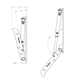 Hydraulic Weld-On Thumb 6"x18"