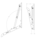 Hydraulic Weld-On Thumb 18"x60"