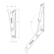 Hydraulic Weld-On Thumb 14"x45"