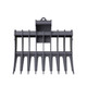 36inch Rake for 2.3-3.9 Ton Excavator with 1.25" T-Pin