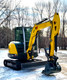 Hydraulic Pin-On Thumb for CASE CX25 - 2 Tines
