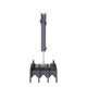 Hydraulic Pin-On Thumb for KUBOTA U55-4 - 4 Tines
