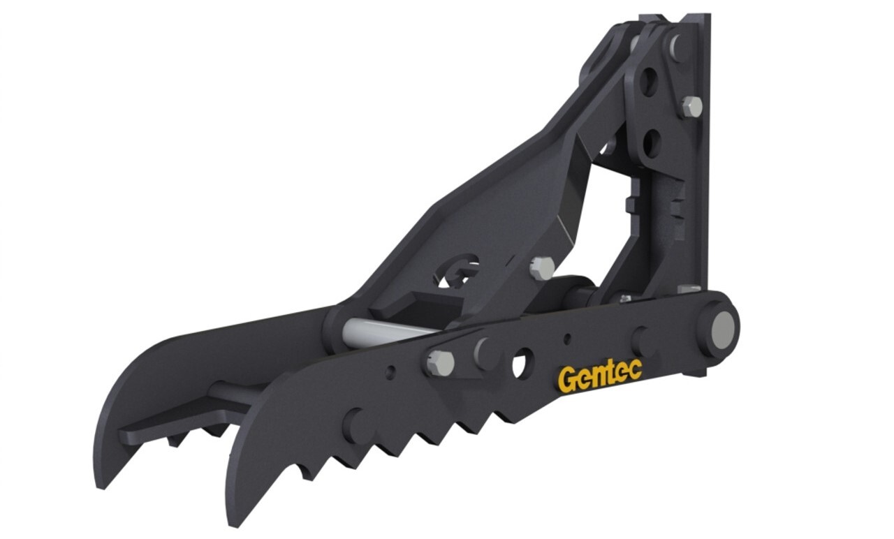 Mechanical weld-on excavator thumb