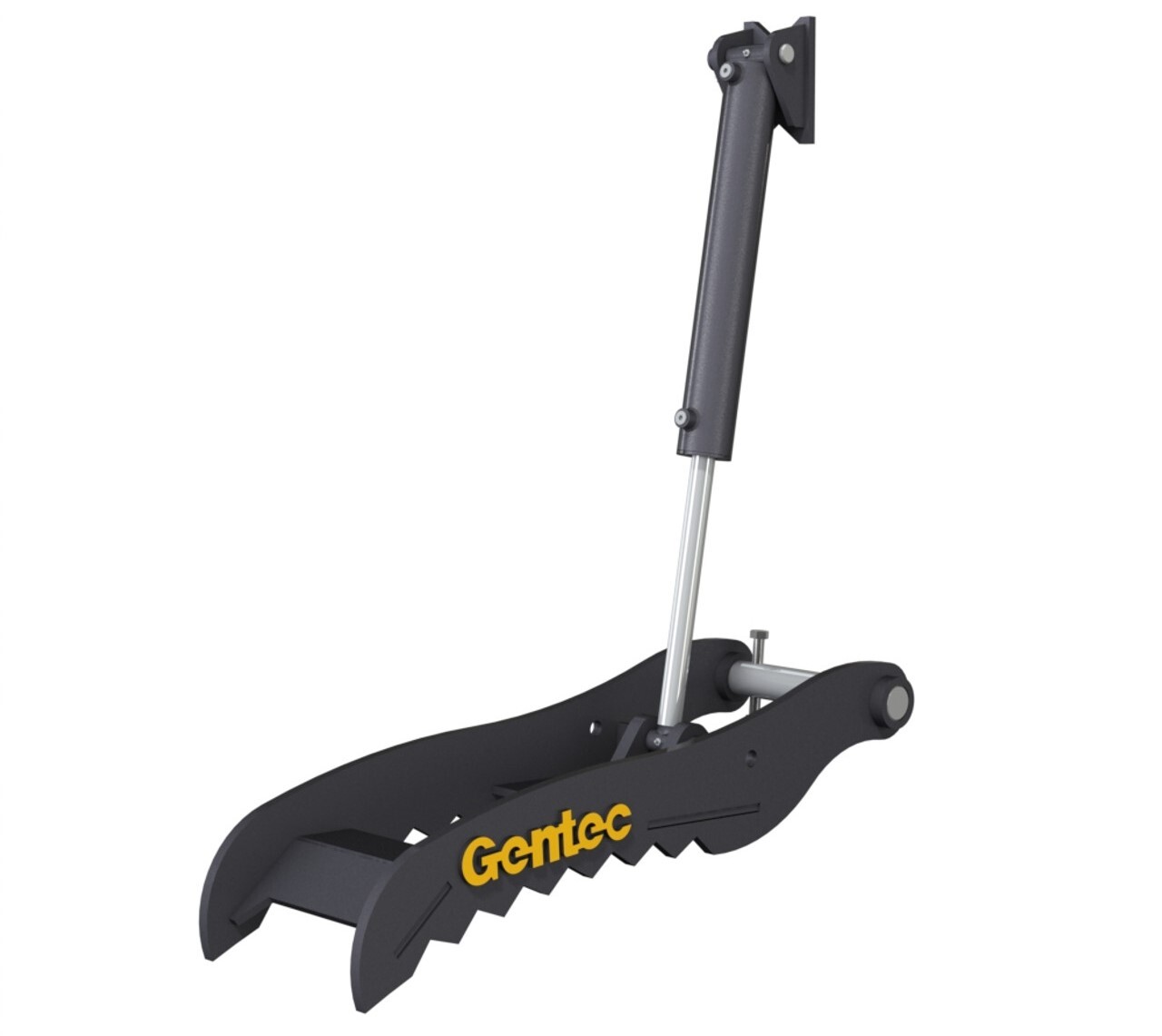 Pin-on hydraulic excavator thumb