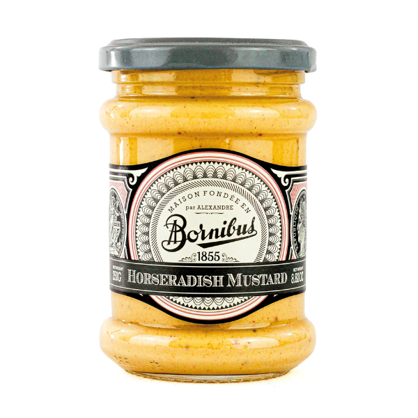 Bornibus Horseradish Mustard 8.82oz The French Farm Wholesale