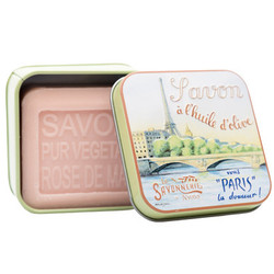 La Savonnerie de Nyons "The Seine" May Rose Soap Tin 3.5oz