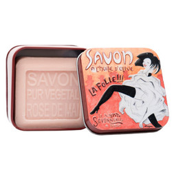 La Savonnerie de Nyons "Cabaret" May Rose Soap Tin 3.5oz