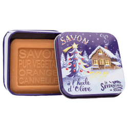 La Savonnerie de Nyons Christmas Chalet Soap Tin