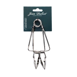 2 Pc Jean Dubost Stainless Steel Snail Tongs