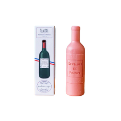 Wine bottle shaped soap