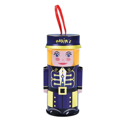 Maxim's de Paris Josephine mini bellboy collectible tin filled with French salted butter caramels.