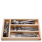 Jean Dubost 24 Pc Stainless Steel Everyday Flatware Set in a Tray