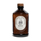 The first image features a front view of a brown glass bottle labeled "Brut Rose," which likely indicates a spirit infused with rose or having a rose-like flavor profile. The label showcases an elegant botanical illustration that may be representative of a rose. Above this illustration, the words "Eau de Vie" are printed, signifying the nature of the spirit as a distilled beverage. Below the image, the brand name "BACANHA" is prominently displayed.
