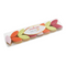 Strip of 15 mini fruit-flavored calissons in pastel colors, arranged in a clear rectangular box with almond-shaped candies in raspberry, fig, pear, and citrus flavors.