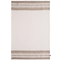 Minimalist striped linen tea towel in soft neutral tones with a timeless French-inspired design.